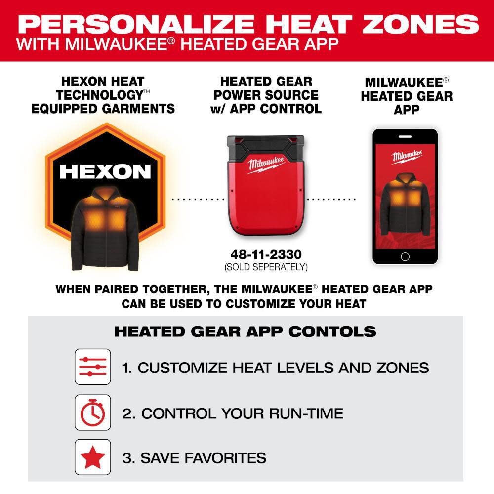 Milwaukee M12 Womens Heated AXIS Vest Kit, Black, Small, large image number 10