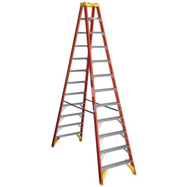 Werner 12 Ft. Type IA Fiberglass Twin Ladder