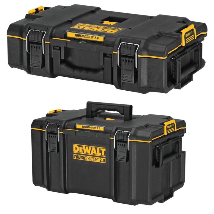 DEWALT ToughSystem 2.0 Toolbox & ToughSystem 2.0 Large Toolbox Bundle