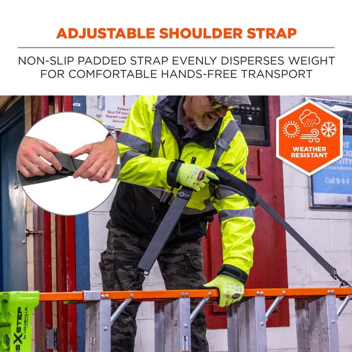 Ergodyne Arsenal 5302 Black Ladder Shoulder Lifting Strap, large image number 2