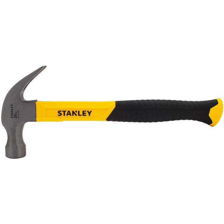 Stanley 20 oz Curve Claw Fiberglass Hammer