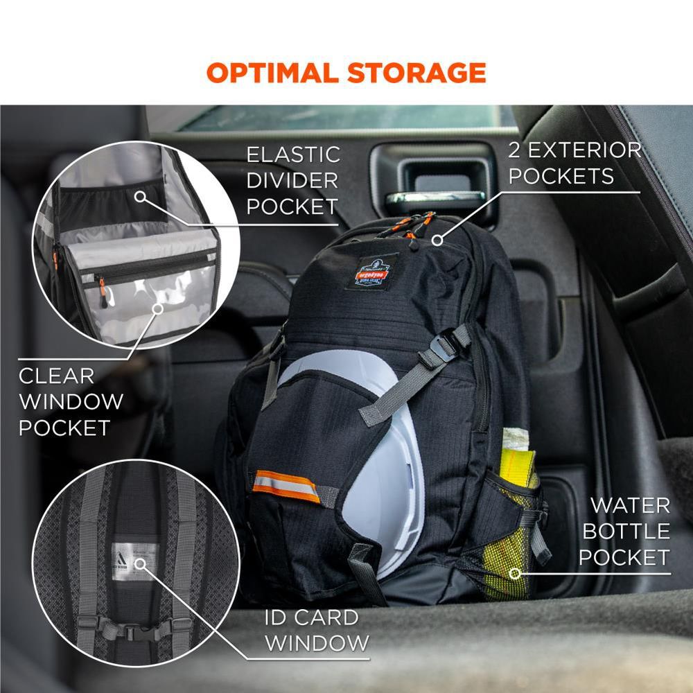 Ergodyne Arsenal 5188 Work Gear Jobsite Backpack Hard Hat Storage, large image number 3