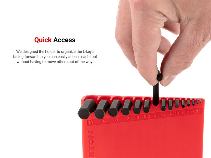 Tekton 13-Tool Hex L-Key Holder (0.050-3/8 Inch), large image number 4