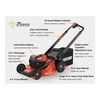 Echo 21 Inch 5Ah 56V Battery-Powered Push Lawn Mower Kit, small image number 3