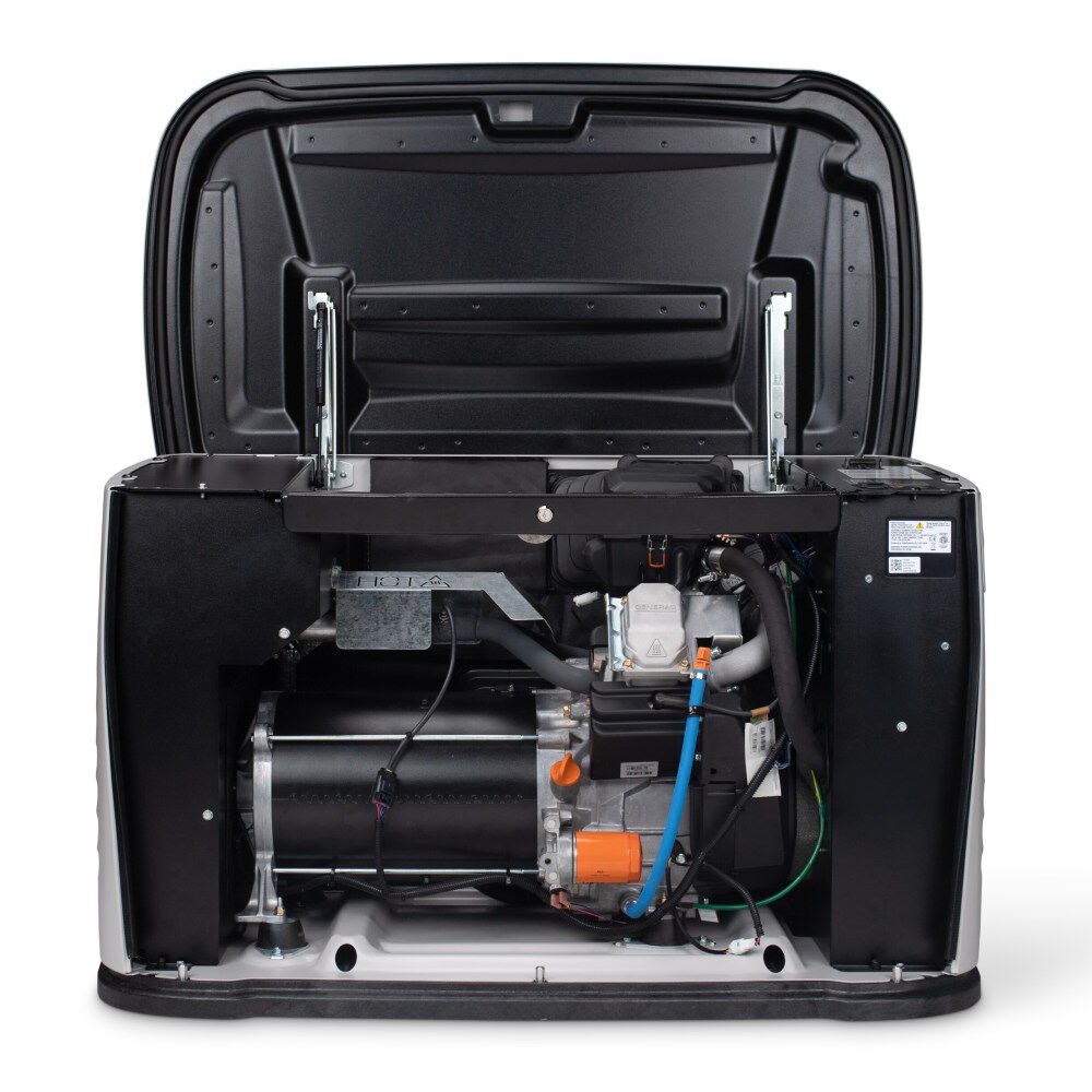 Generac Next Generation 14000 Watt 14kW Dual Fuel 50 State Air Cooled Home Standby Generator, large image number 3