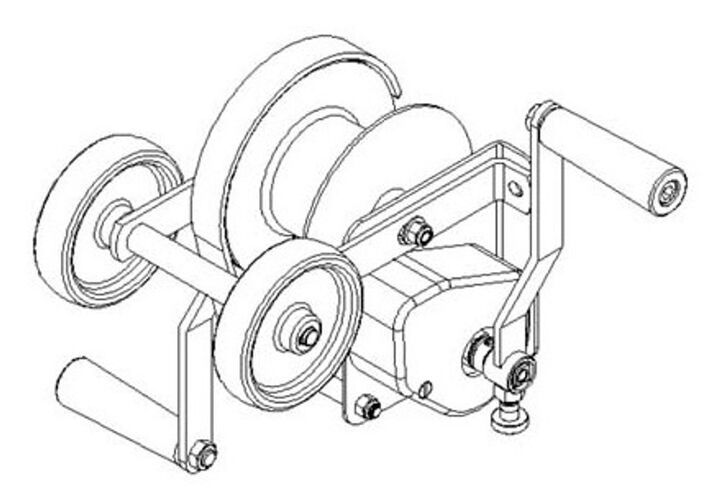 Sumner NL Winch Assembly for 2012S/2016S Material Lift Assembly