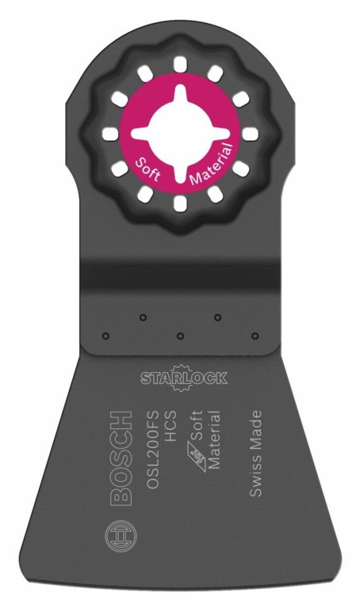 Bosch 2 Inch Starlock Oscillating Multi Tool High-Carbon Steel Flexible Scraper Blade