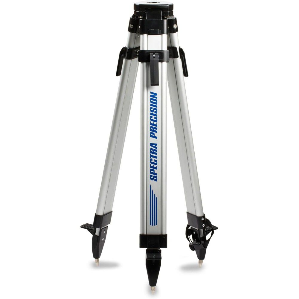 Spectra Precision Flat Head Medium-Duty Aluminum Tripod for Rotary Laser Levels, large image number 1