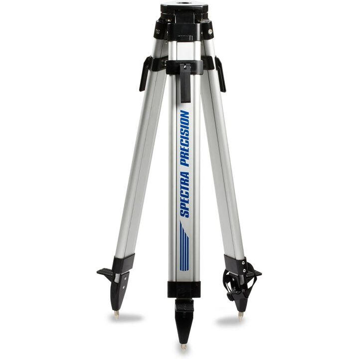 Spectra Precision Flat Head Medium-Duty Aluminum Tripod for Rotary Laser Levels