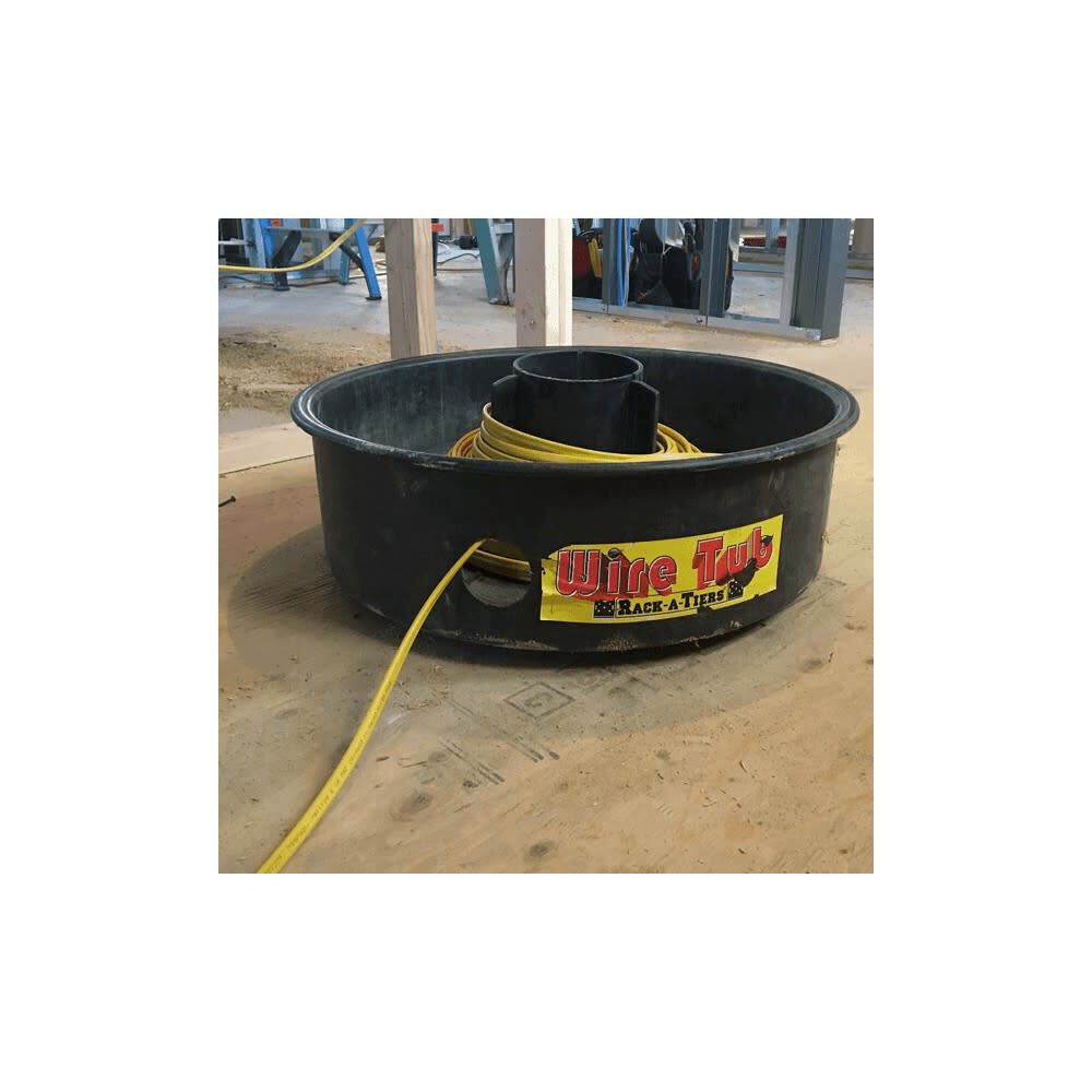 Rack-A-Tiers 24 Inch Diameter Polyethylene Wire Dispensing Lazy Susan for Wire Coils, large image number 5