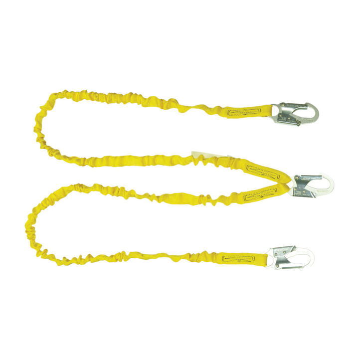 Guardian Fall Protection IS-72-2 - 6 Ft. Double Leg Internal Shock Lanyard