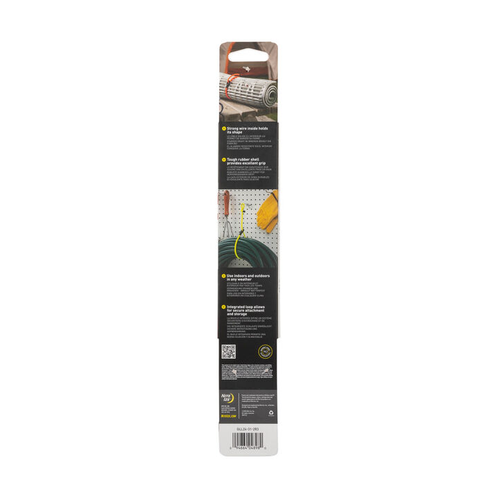 Nite Ize Gear Tie Loopable Twist Tie 24in 2pk Bright Orange, large image number 1