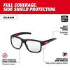 Milwaukee Full Frame Safety Glasses with Removable Side Shields Clear Anti-Scratch Lenses, small image number 2