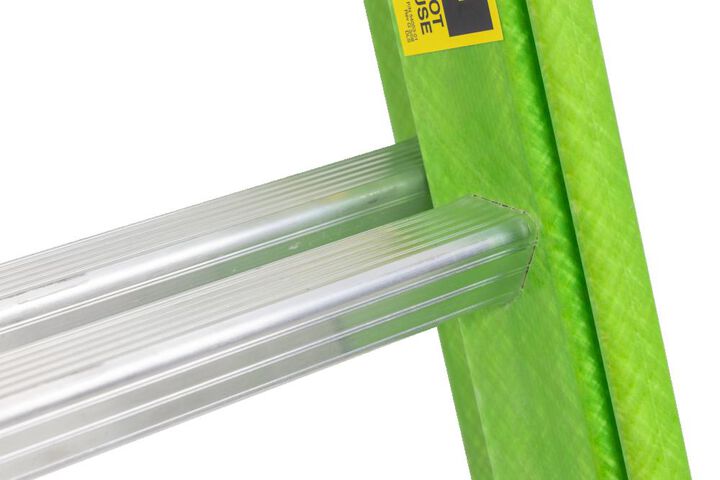 Werner AERO Extension Ladder 32' IAA FG Box Rail/Tri Rung Cable Hook V Rung, large image number 10