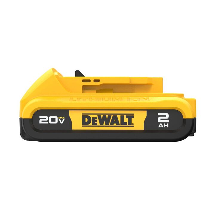 DEWALT 20V MAX 20V 2Ah Compact Lithium Ion Power Tool Battery Pack with Fuel Indicator