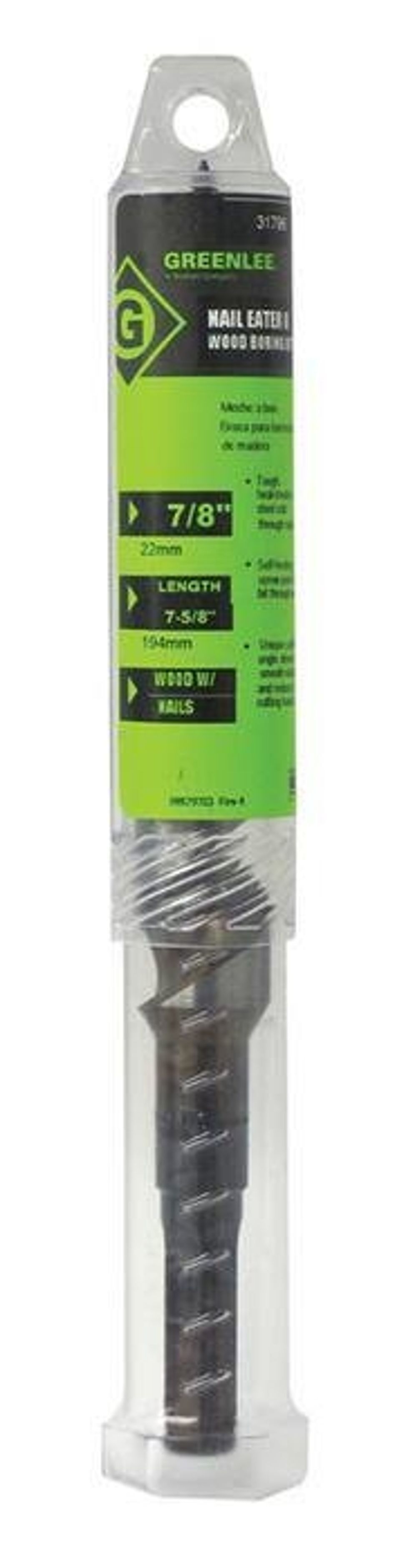 Greenlee Bit Naileater 7/8 (.875) x 7.62, large image number 3