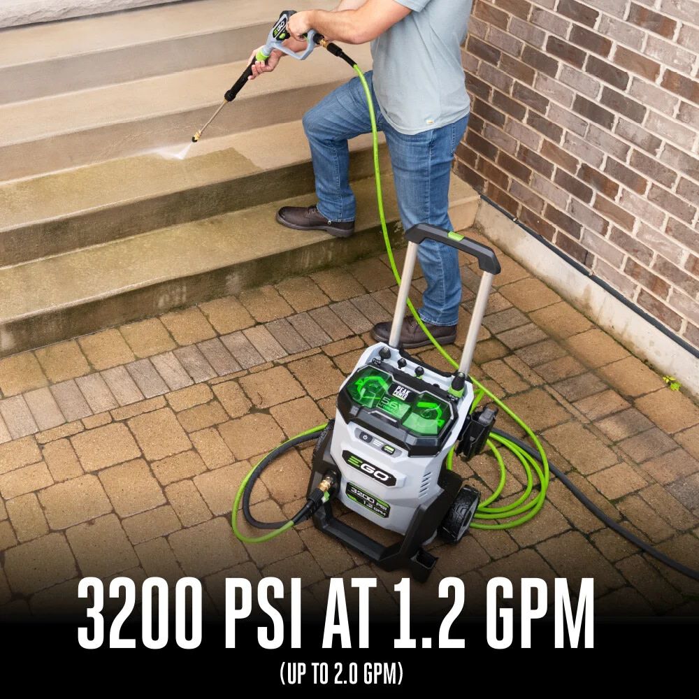EGO POWER+ 3200 PSI 1.2 GPM Battery Powered Cold Water Pressure Washer with 5 Spray Nozzles 6.0Ah Kit, large image number 7