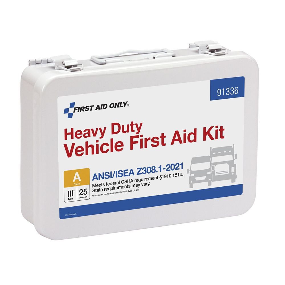 First Aid Only First Aid Kit 25 Person Heavy Duty Metal Portable, large image number 5