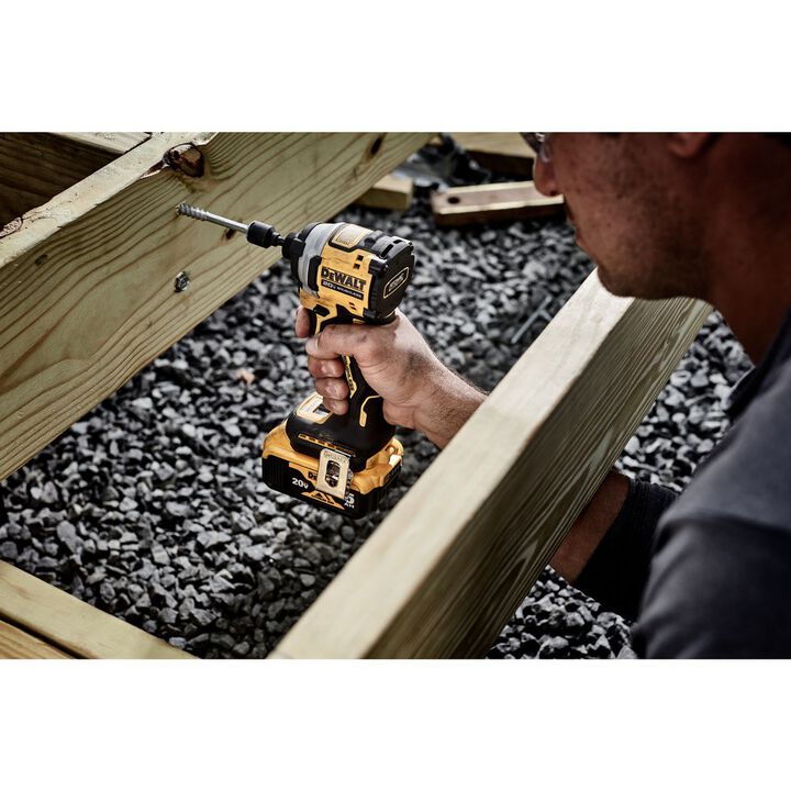 DEWALT 20V MAX Cordless Impact Driver Kit and 4.5 Inch/5 Inch Grinder Bundle, large image number 6