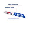 Lenox 9 Inch 12/16 TPI METALWOLF WAVE EDGE Reciprocating Saw Blade 25 Pieces, small image number 2