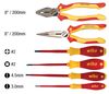 Wiha Insulated Industrial Pliers Cutters and Screwdriver Set 6 Piece, small image number 2