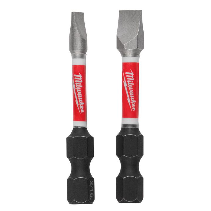 Milwaukee SHOCKWAVE Impact Duty 2 in. Slotted #8/#10 Power Bit (2 Pack), large image number 9