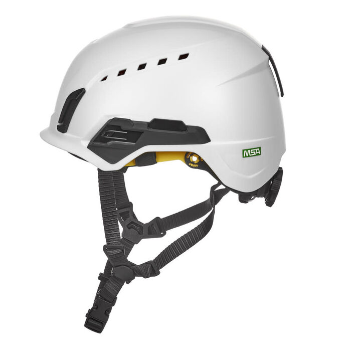 MSA Safety Works V-Gard H2 Vented MIPS Safety Helmet White