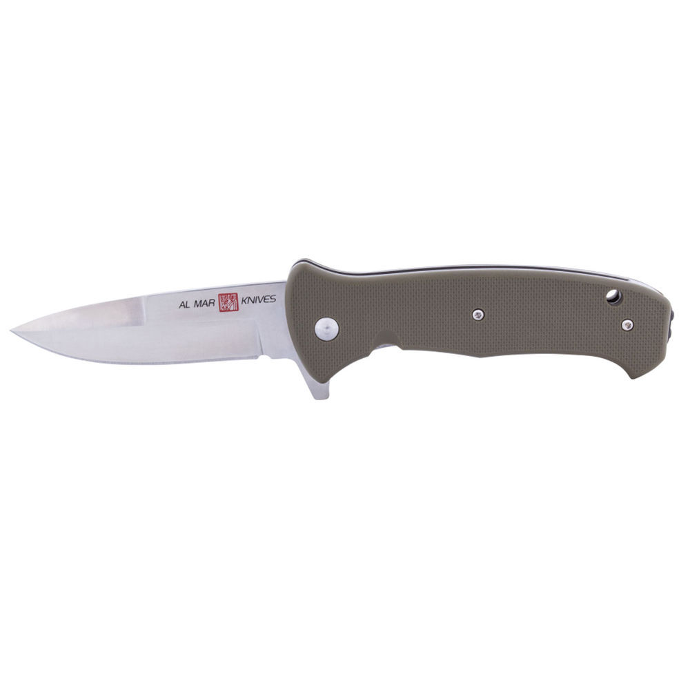 AL MAR Knives SERE 2020 3.6in Folding Knife, Green, large image number 1