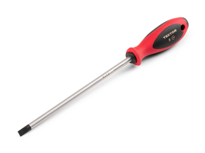 Tekton 8 mm Slotted Screwdriver 8 Inch Shank