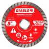 Diablo Tools 5 Inch Turbo Rim Diamond Cut-Off Disc for Masonry, small image number 1