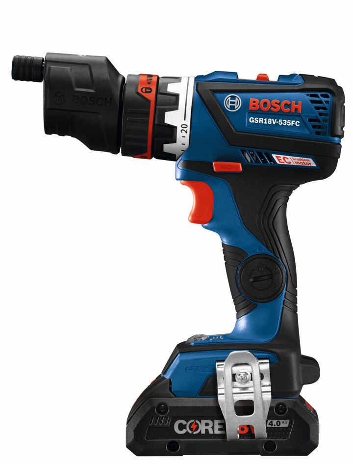 Bosch 18V EC 5 In 1 Drill/Driver Kit Flexiclick Reconditioned, large image number 9