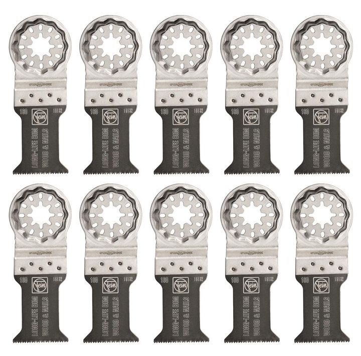 Fein StarLock E-Cut 160 Long-Life Saw Blade with Bi Metal Teeth Set for All Woods Drywall and Plastic Materials