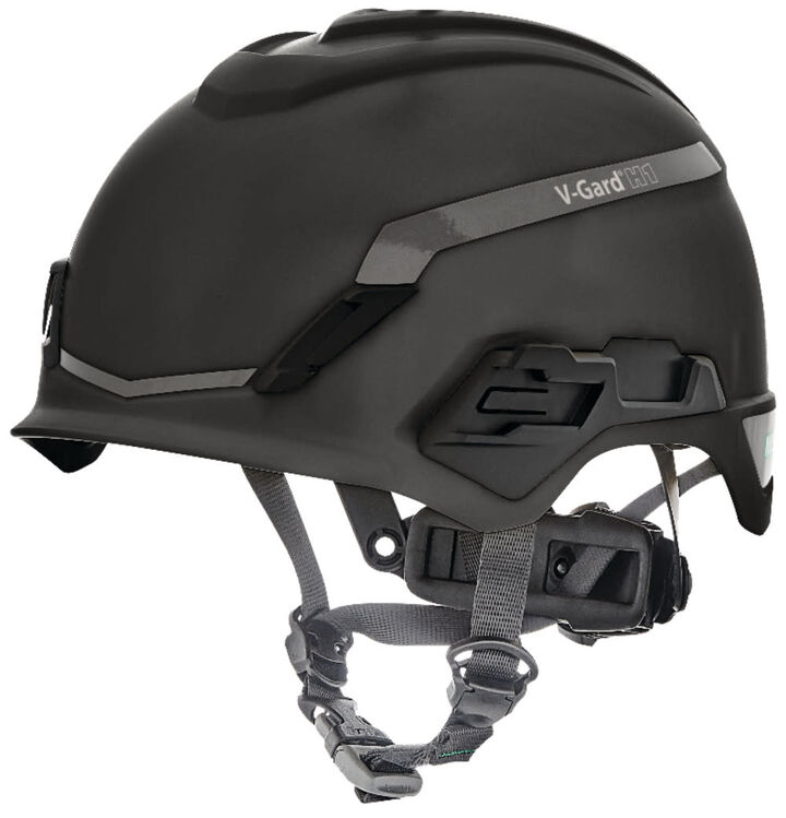 MSA Safety Works V Gard H1 Novent Fas Trac III Pivot Safety Helmet, swatch