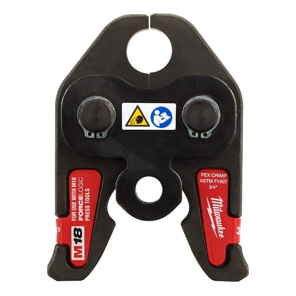 Milwaukee 3/4inch PEX Crimp (F1807 & F2159) Jaw for M18 FORCE LOGIC Press Tools, large image number 1