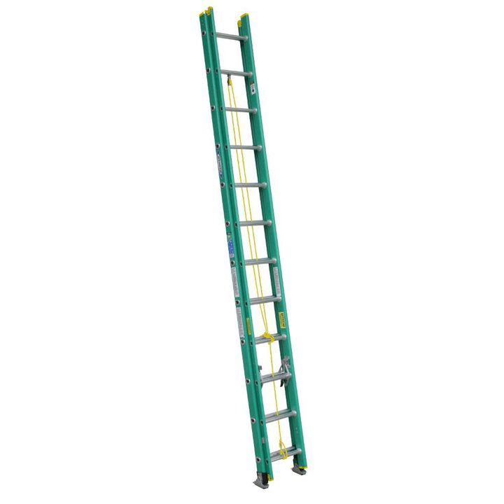 Werner 24 Ft. Type II Fiberglass D-Rung Extension Ladder