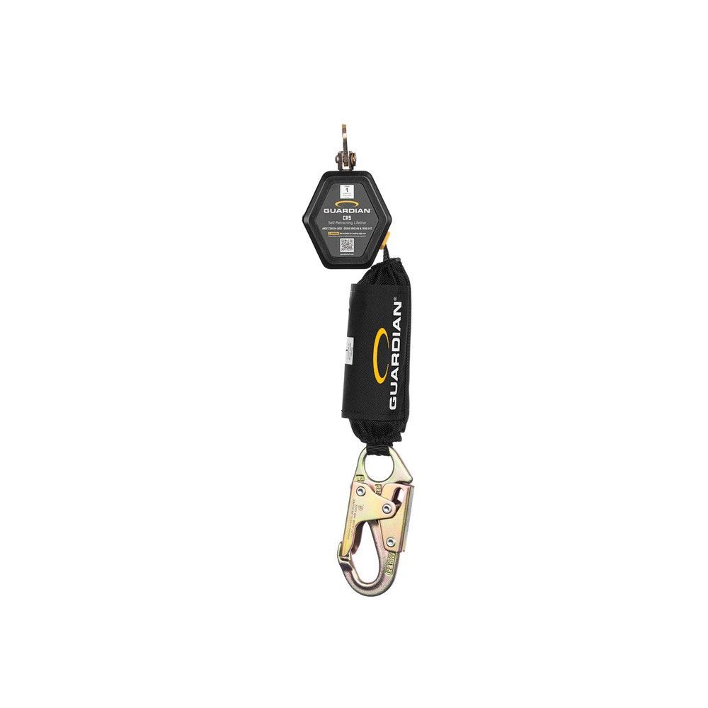 Guardian Fall Protection Class 1, CR5 Self-Retracting Lifeline Single Leg Aluminum Rebar Hook, large image number 2