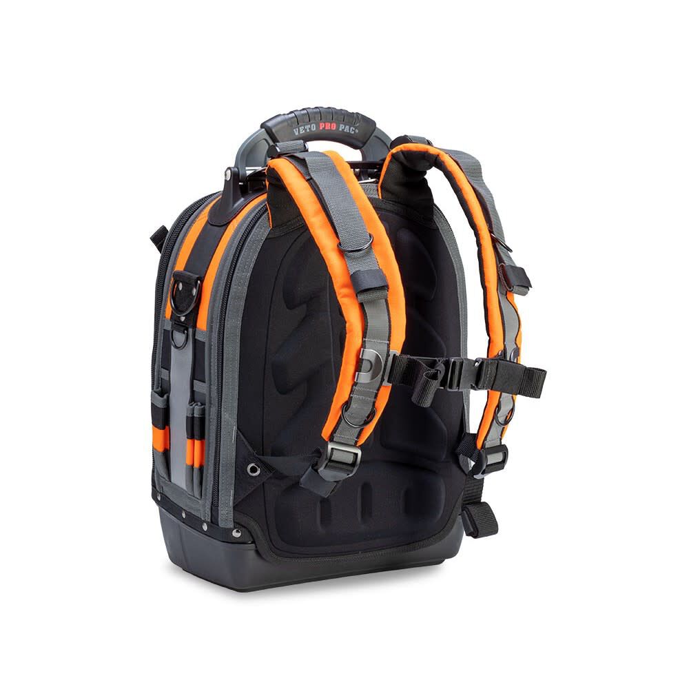 Veto Pro Pac Tool Backpack Large, Hi-Viz Orange, large image number 2