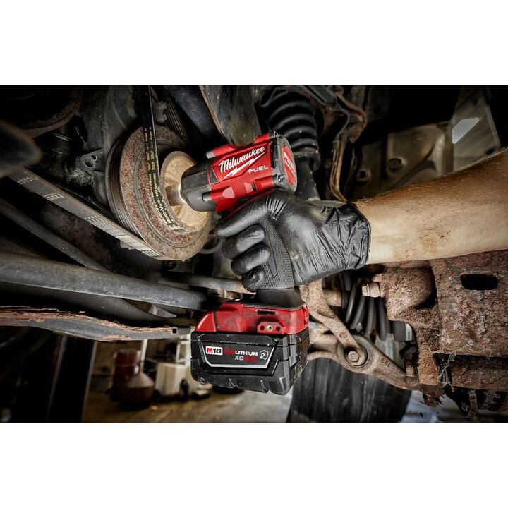 Milwaukee M18 FUEL 3/8 Inch Mid-Torque Impact Wrench w/ Friction Ring Kit & Protective Boot, large image number 9