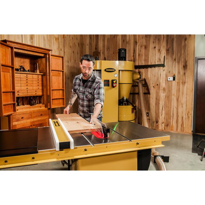 Powermatic 3HP 1PH 230V Table Saw with 50 In. Accu-Fence System and Workbench, large image number 7
