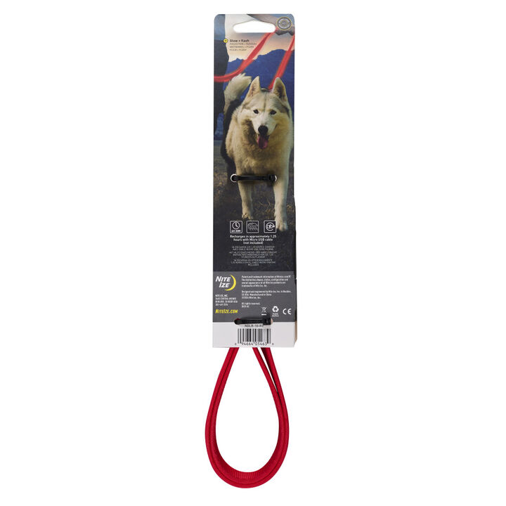 Nite Ize NiteDog Rechargeable LED Leash, Red/Red LED, large image number 1