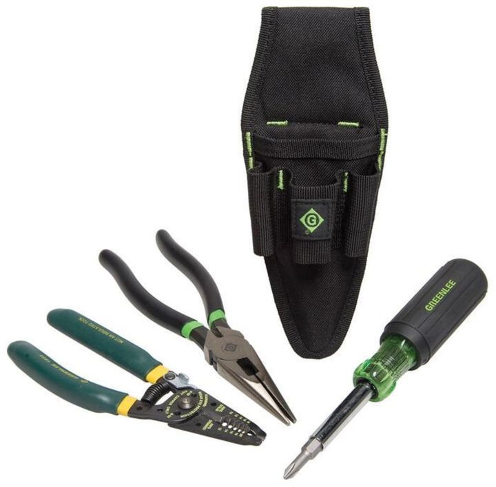 Greenlee Electricians Basic Tool Kit, 4 Piece