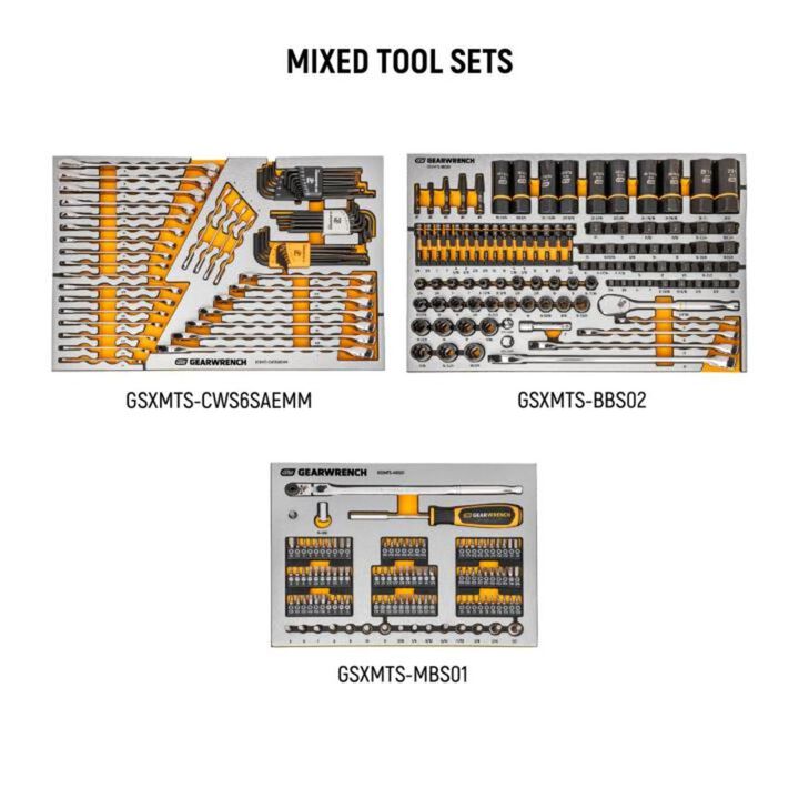 GEARWRENCH 1024 Piece MEGAMOD Master Mechanics Tool Set in Premium Modular Foam Trays with Tool Storage, large image number 7