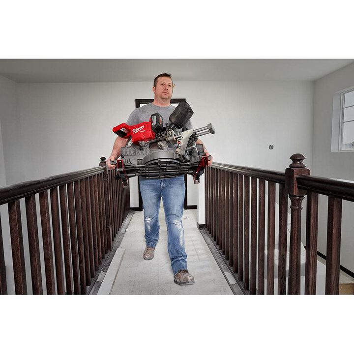 Milwaukee M18 FUEL 12inch Dual Bevel Sliding Compound Miter Saw Reconditioned (Bare Tool), large image number 7