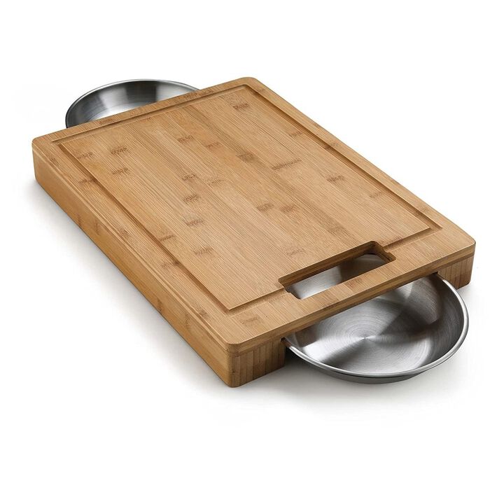 Napoleon PRO Series Cutting Board with Stainless Steel Bowl
