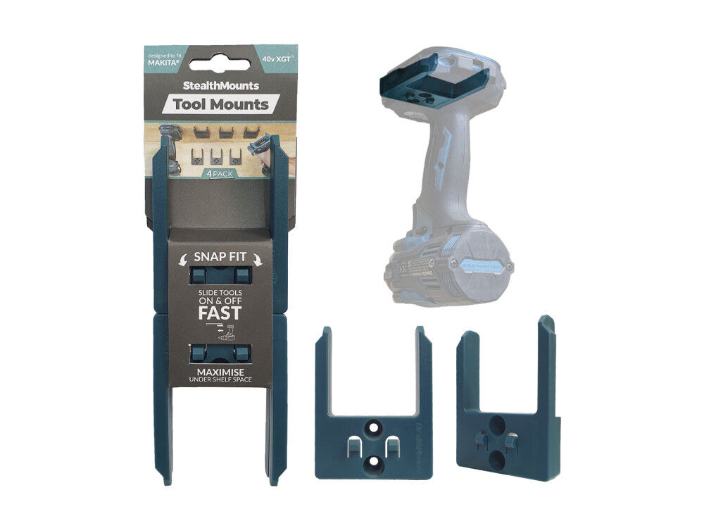Stealthmounts Tool Mounts for Makita 40v XGT 4pk Blue, large image number 1