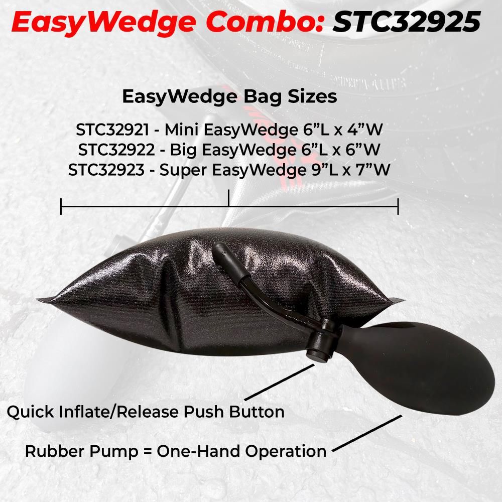 Milton EasyWedge Inflatable Air Shim Trio Pack, 3 Pieces, large image number 2