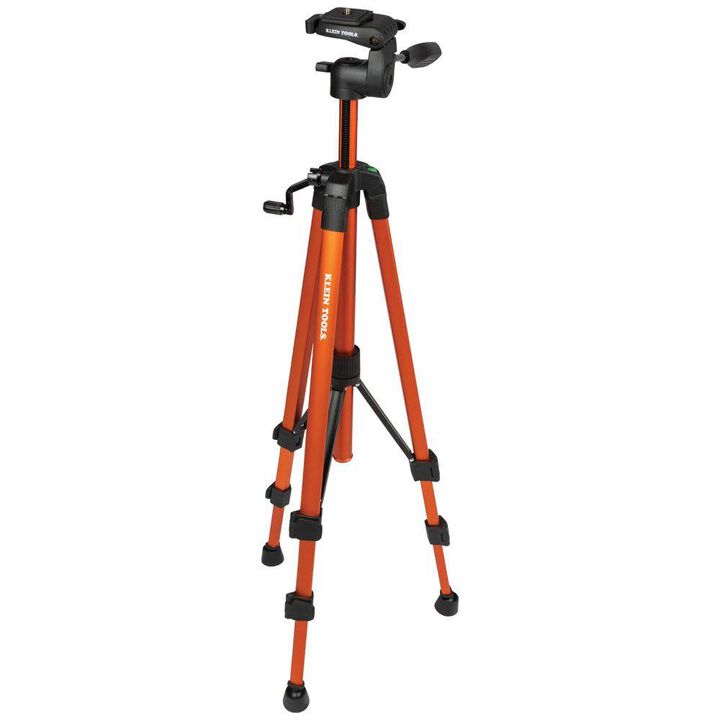 Klein Tools 22 Inch to 61 Inch Adjustable Lightweight Aluminum Tripod with Mount