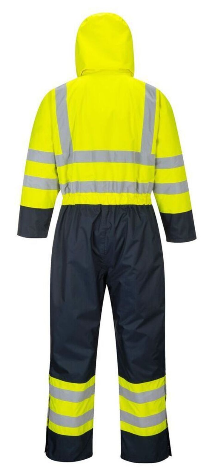 Portwest Yellow and Black Contrast Coverall Lined - XXL, large image number 1
