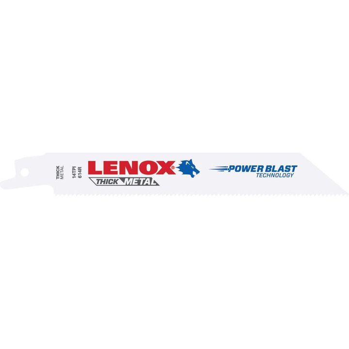 Lenox Reciprocating Saw Blade B614R 6in X 3/4in X .035in X 14 TPI 25pk
