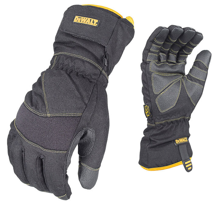 DEWALT Cold Weather Work Glove Extreme Condition 100g Insulated Black Large